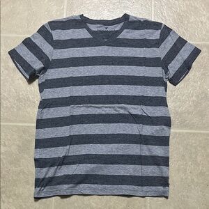 American Eagle Outfitters Gray Striped Tee